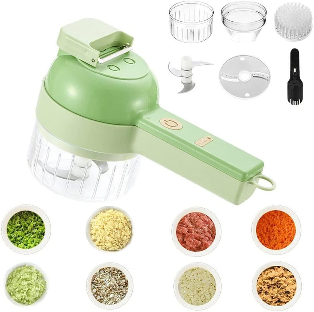 Peelomatic 4 in 1 Portable Electric Vegetable Cutter Set